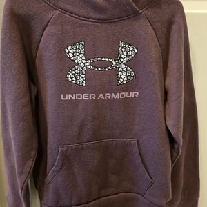 Girls Under Armour Purple Hoodie